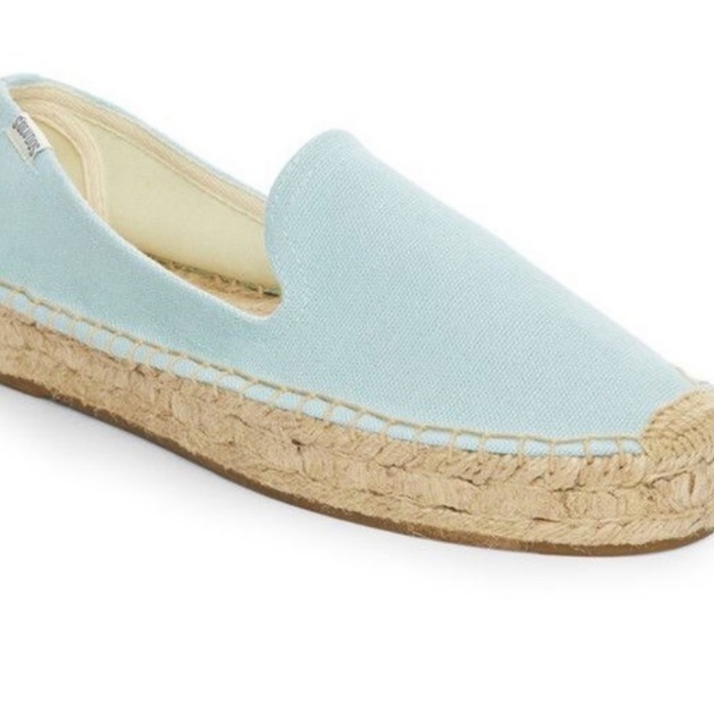 Baby blue platform soludo :)
